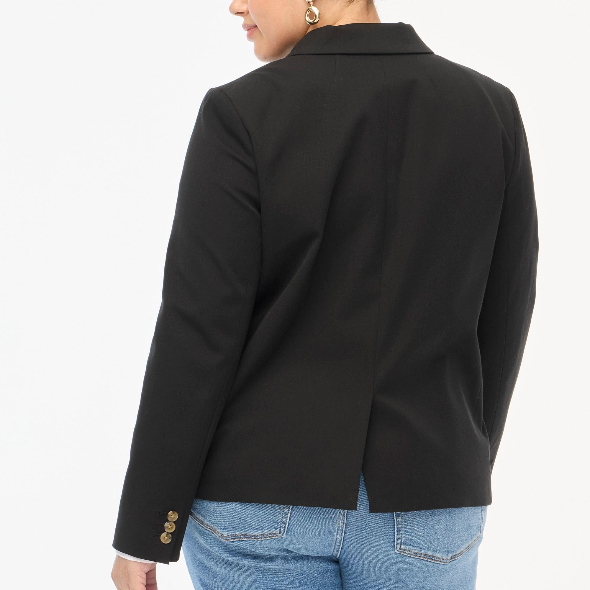 Cotton-blend two-button blazer Product Image