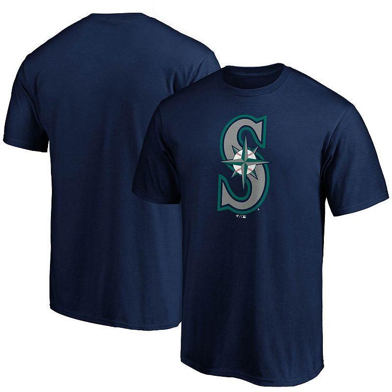 Mens Fanatics Branded Seattle Mariners Official Logo T-Shirt Blue Product Image