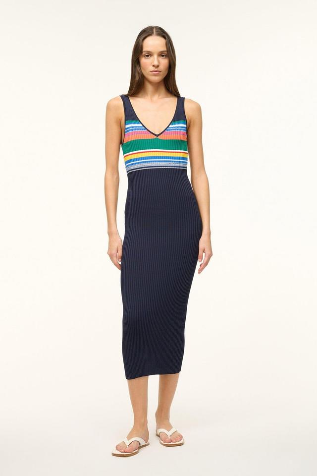 DANA DRESS | NAVY MULTI Product Image