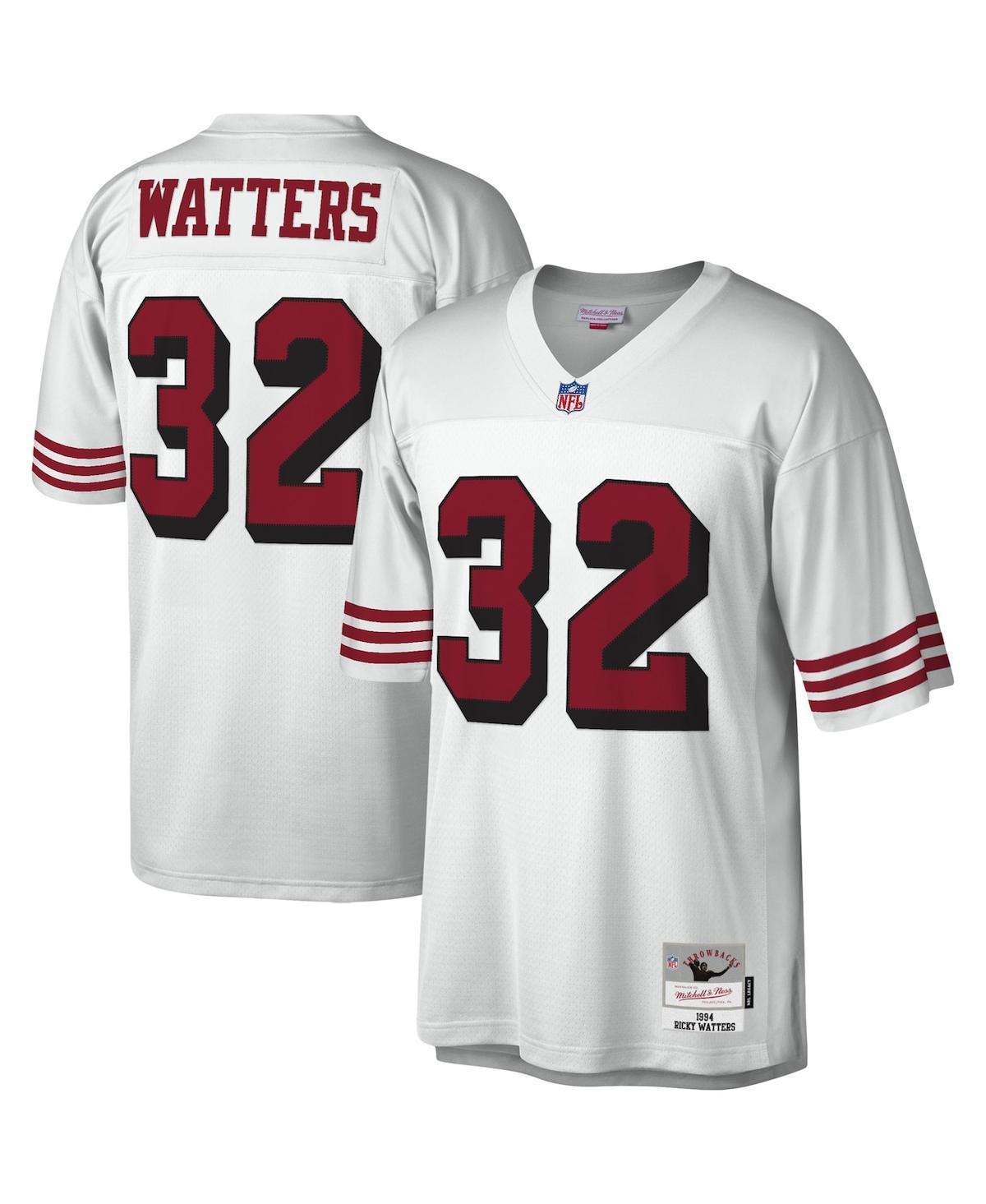 Mens Mitchell & Ness Ricky Watters White San Francisco 49ers Legacy Replica Jersey - White Product Image