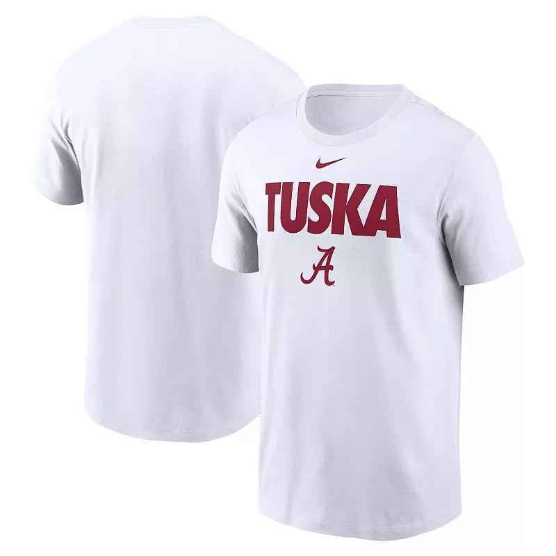 Nike Mens White Alabama Crimson Tide Local Ultimate Chant T-Shirt Product Image