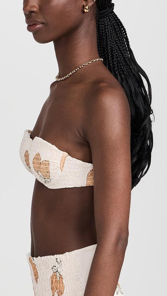 Ancora Le Citron Scrunchie Bikini Top | Shopbop Product Image