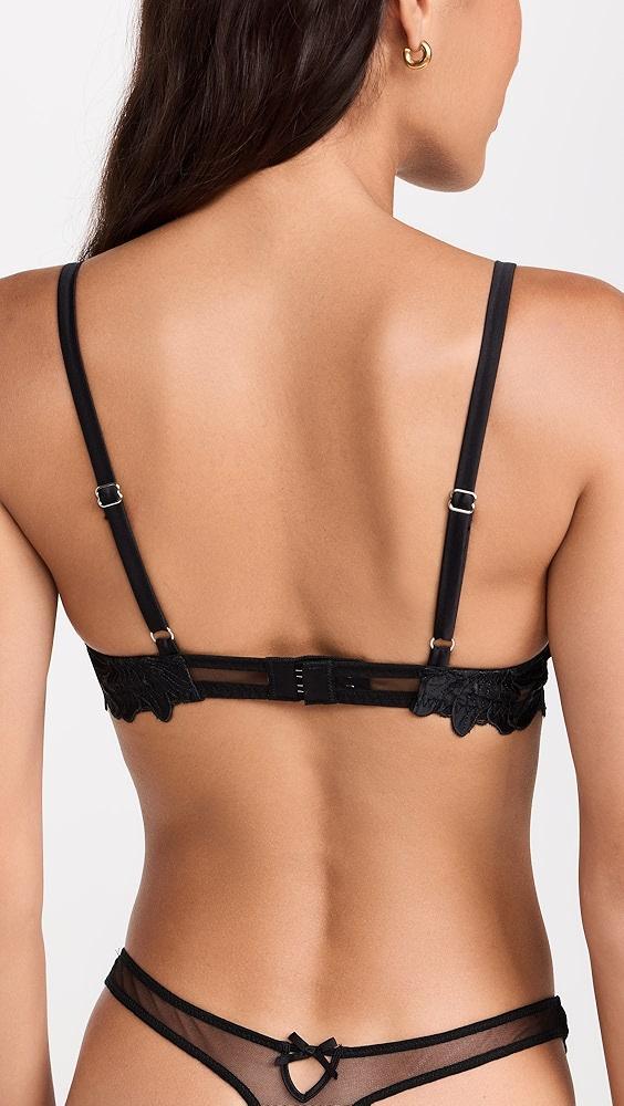 Fleur du Mal Lily Embroidery Hipster Thong | Shopbop Product Image