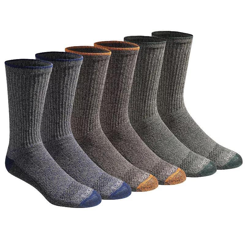 Mens Dickies 6-pack Dri-Tech Comfort Moisture-Control Crew Socks Product Image