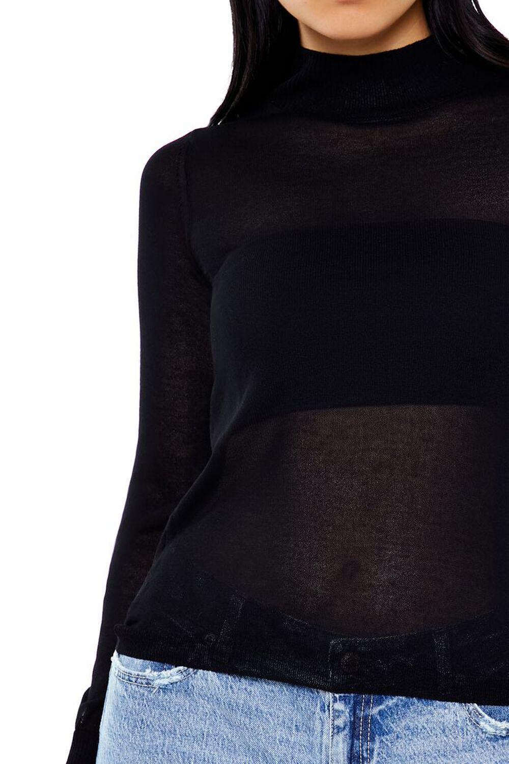 Fitted Mock Neck Sweater | Forever 21 Product Image