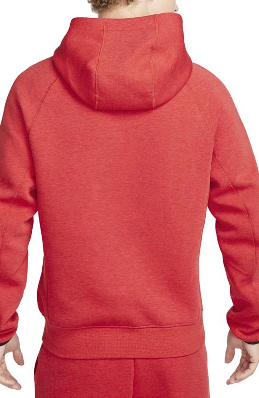 Men's  Sportswear Tech Fleece Pullover Hoodie In Red Product Image