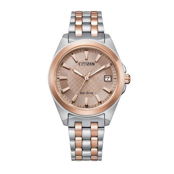 Citizen Womens Peyton Three Hand Two Tone Stainless Steel Bracelet Watch Product Image