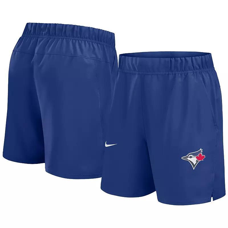 Mens Nike Milwaukee Brewers Woven Victory Performance Shorts Blue Product Image