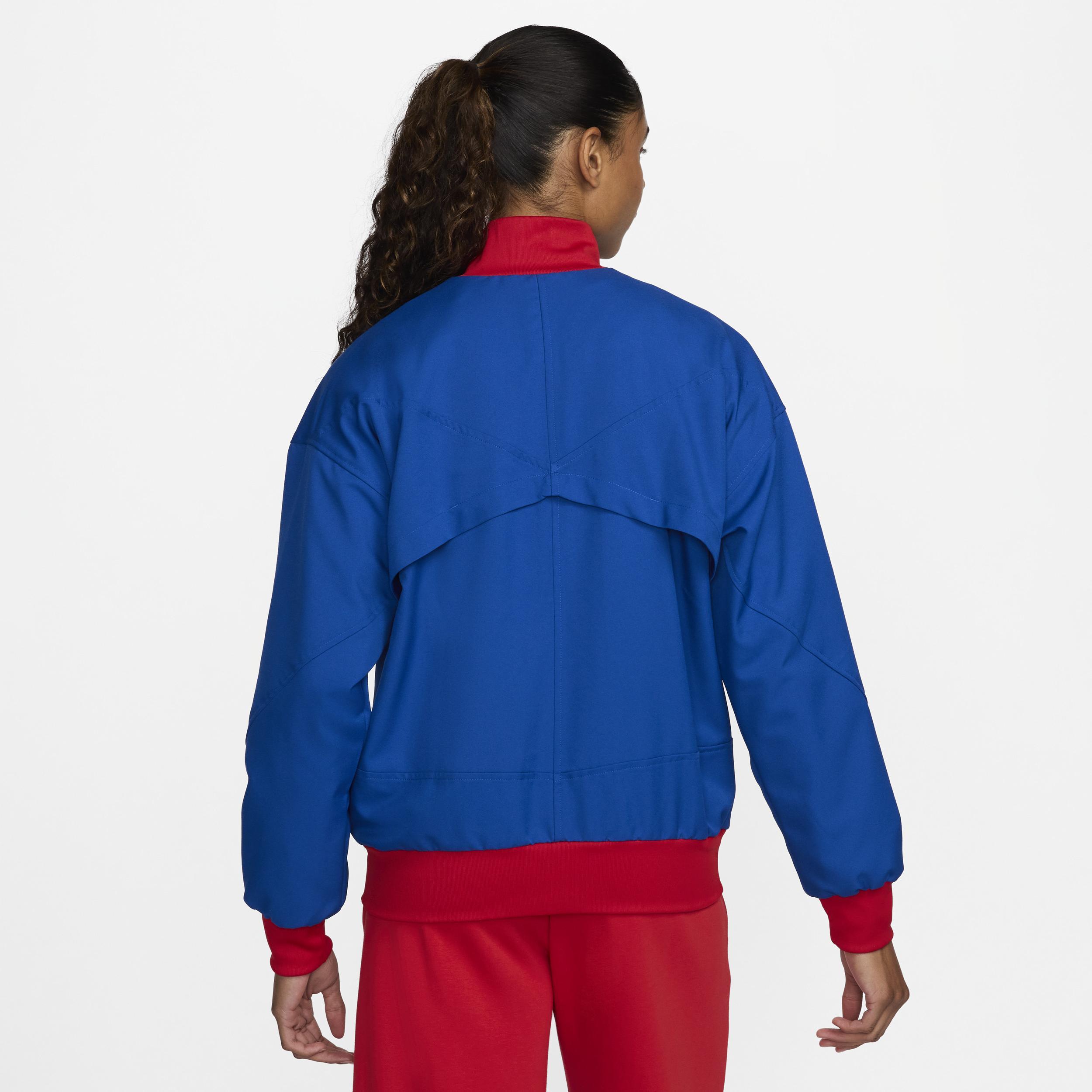 Nike Womens Royal Uswnt 224 Strike Anthem Full-Zip Jacket Product Image