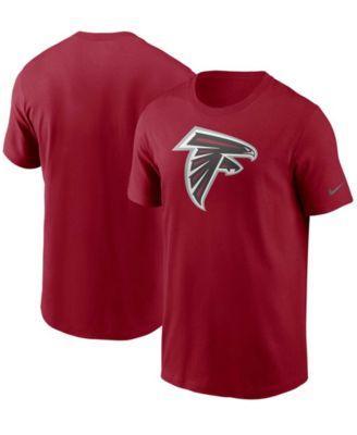 Men's Red Atlanta Falcons Primary Logo T-shirt Product Image