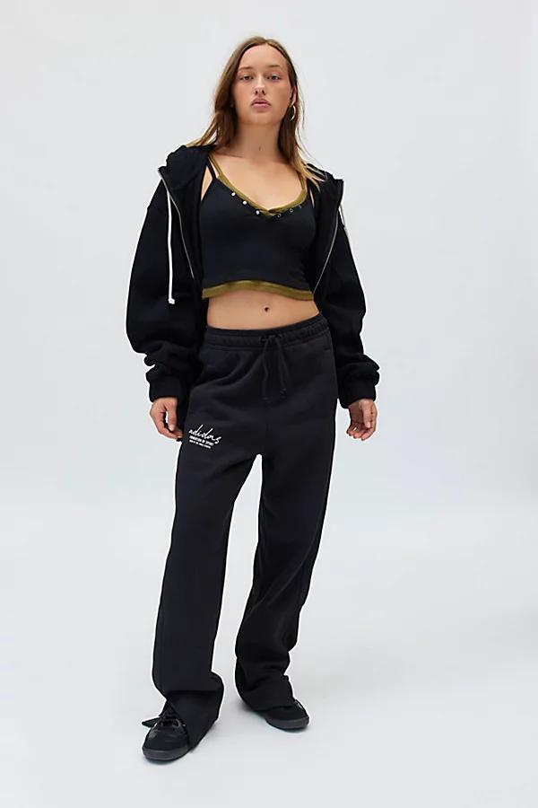 adidas Sporty Full Length Fleece Pant Womens at Urban Outfitters product image