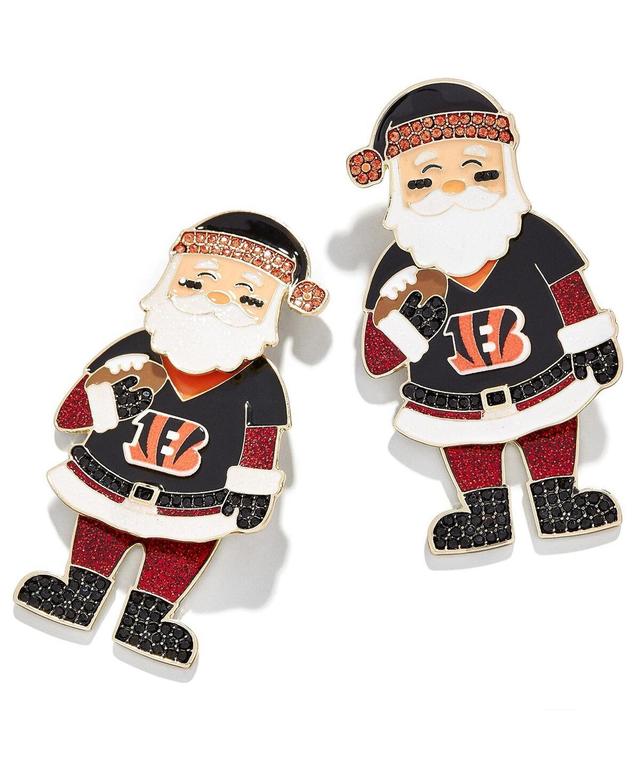 Womens Baublebar Cincinnati Bengals Santa Claus Earrings Product Image