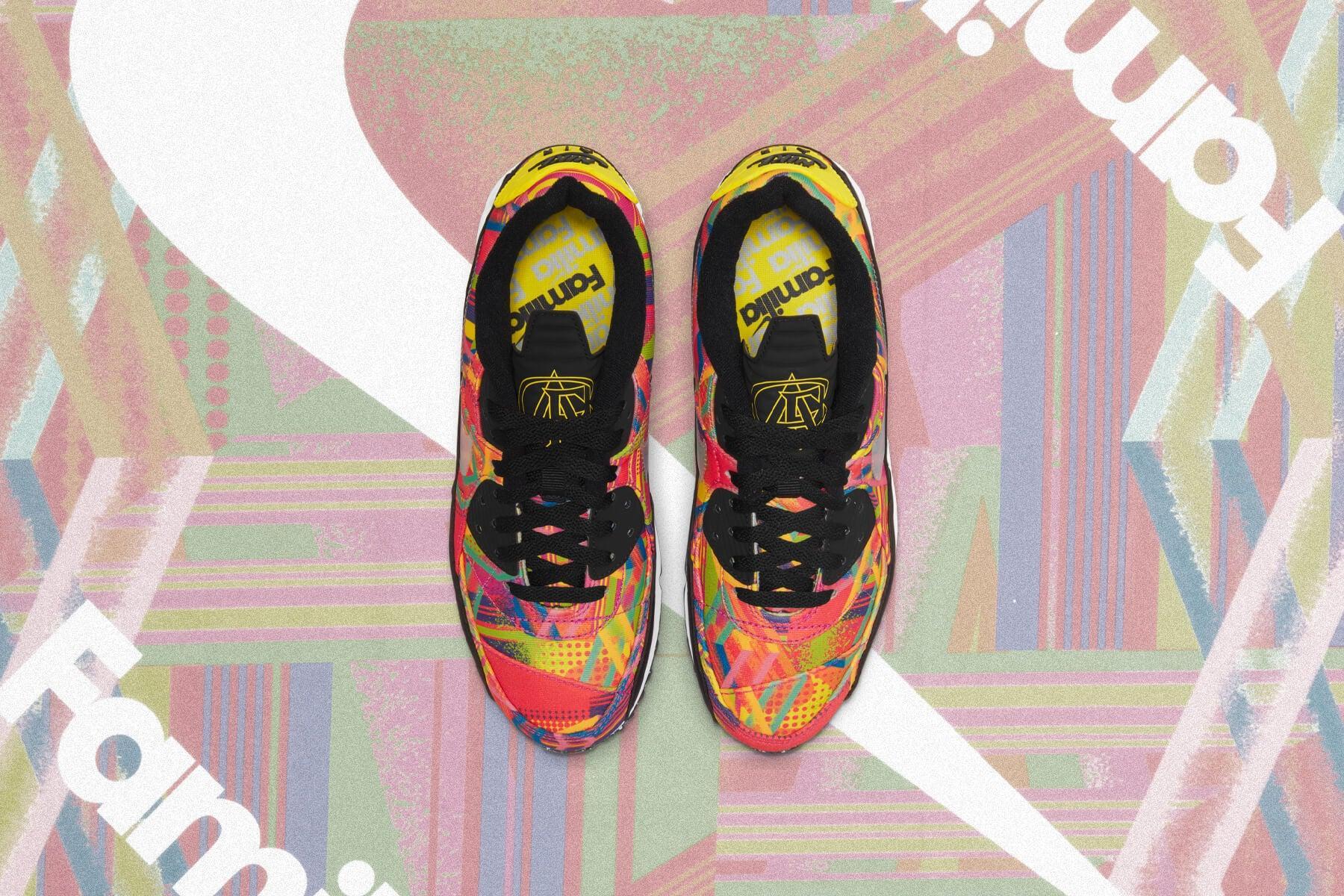 Air Max 90 x LHM - Multi/Fire Pink Male Product Image