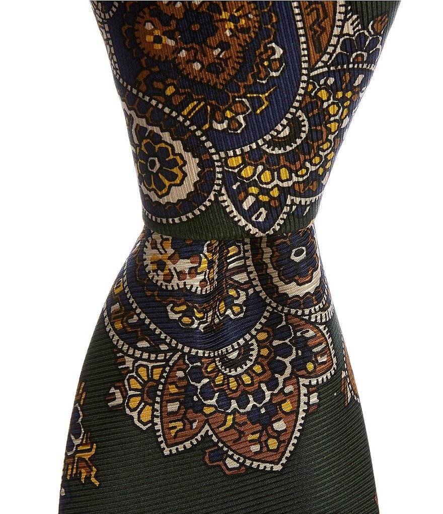 Cremieux Paisley Print 3 1/4#double; Silk Tie Product Image