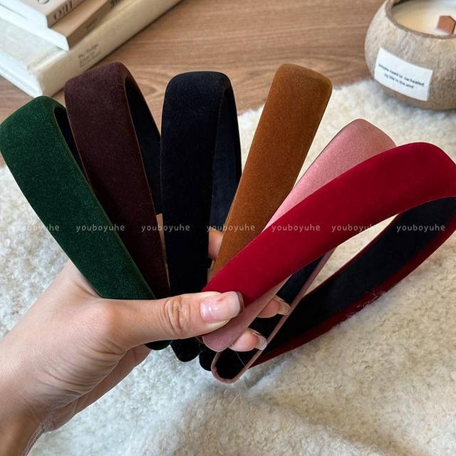 Plain Velvet Padded Headband Product Image