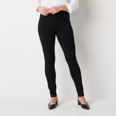 Liz Claiborne Lori Ponte Womens Mid Rise Full Length Leggings Product Image