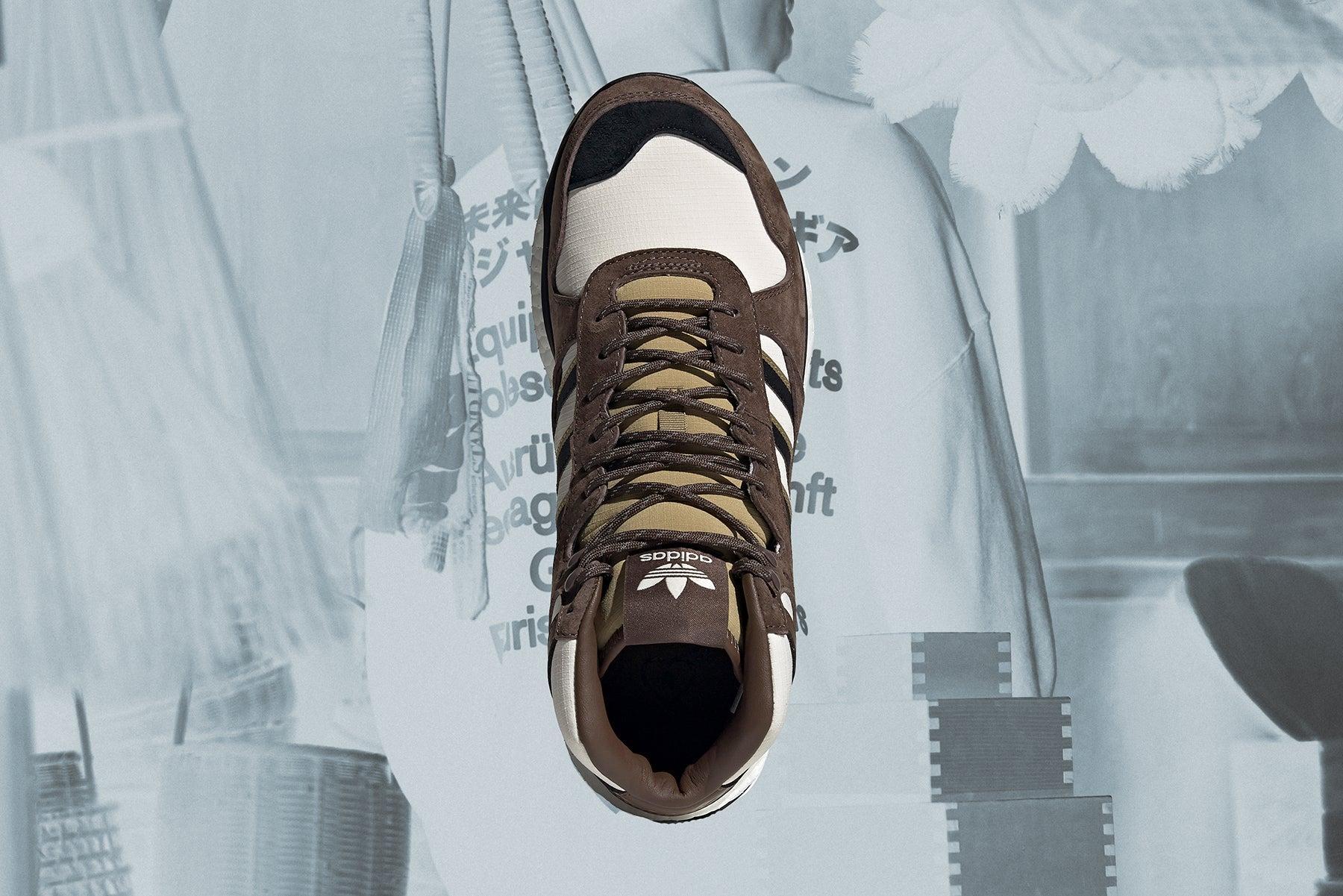 Adidas Originals x Human Made Marathon Free Hiker - White/Khaki Male Product Image