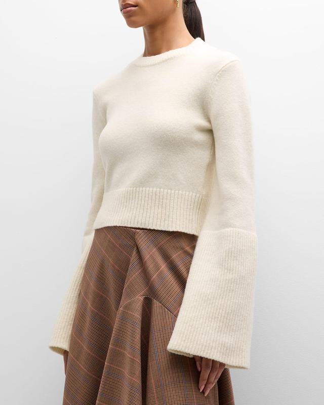 A. L.C. Clover Merino Wool Blend Crop Sweater Product Image