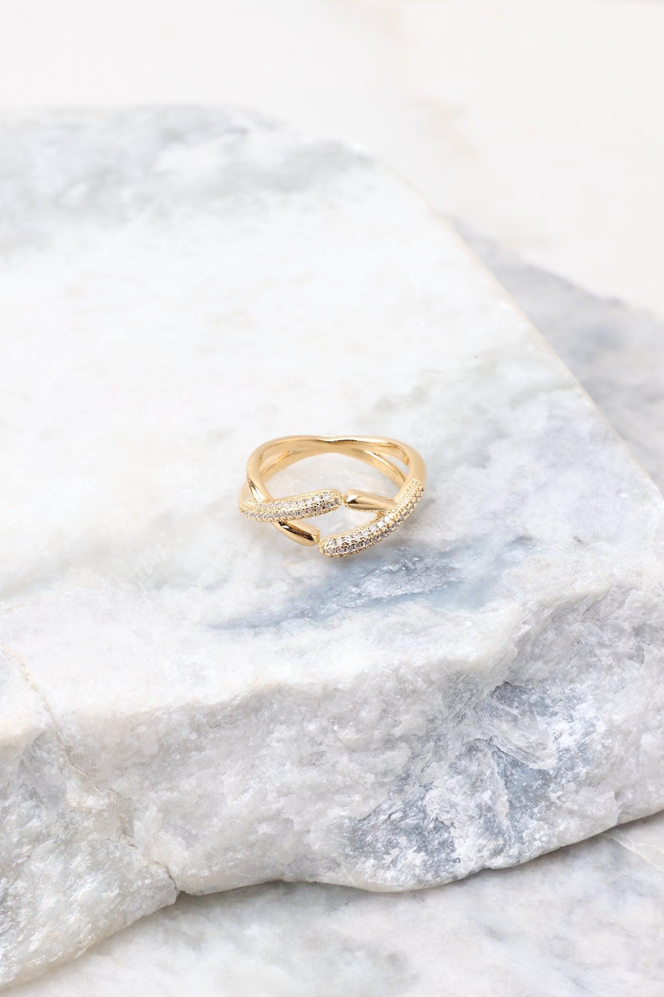 Radiating Romance Gold Ring Product Image