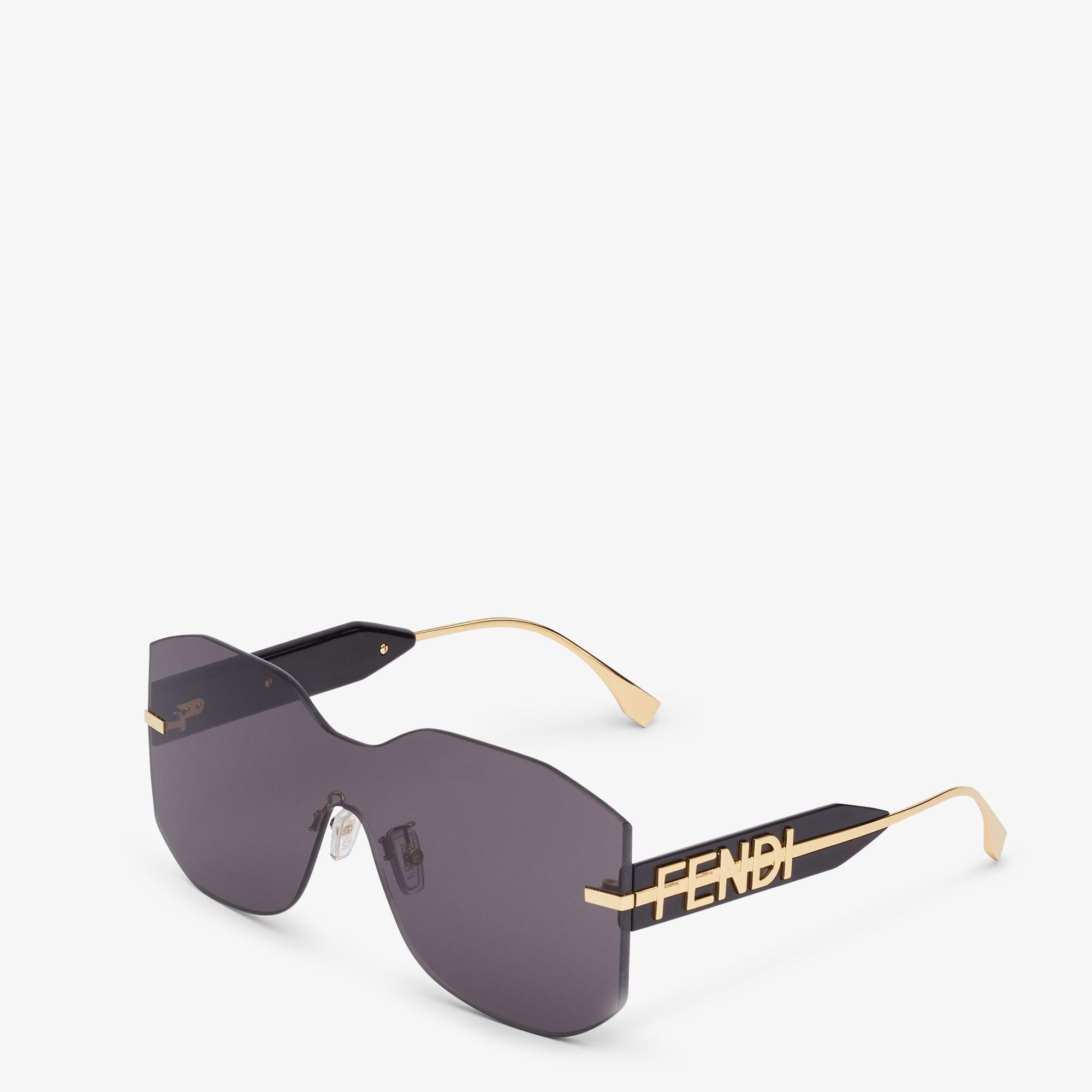 FendigraphyBlack shield sunglasses Product Image