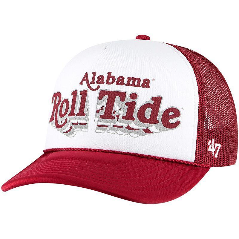 Mens 47 /Crimson Alabama Crimson Tide Article Foam Front Trucker Hat Product Image