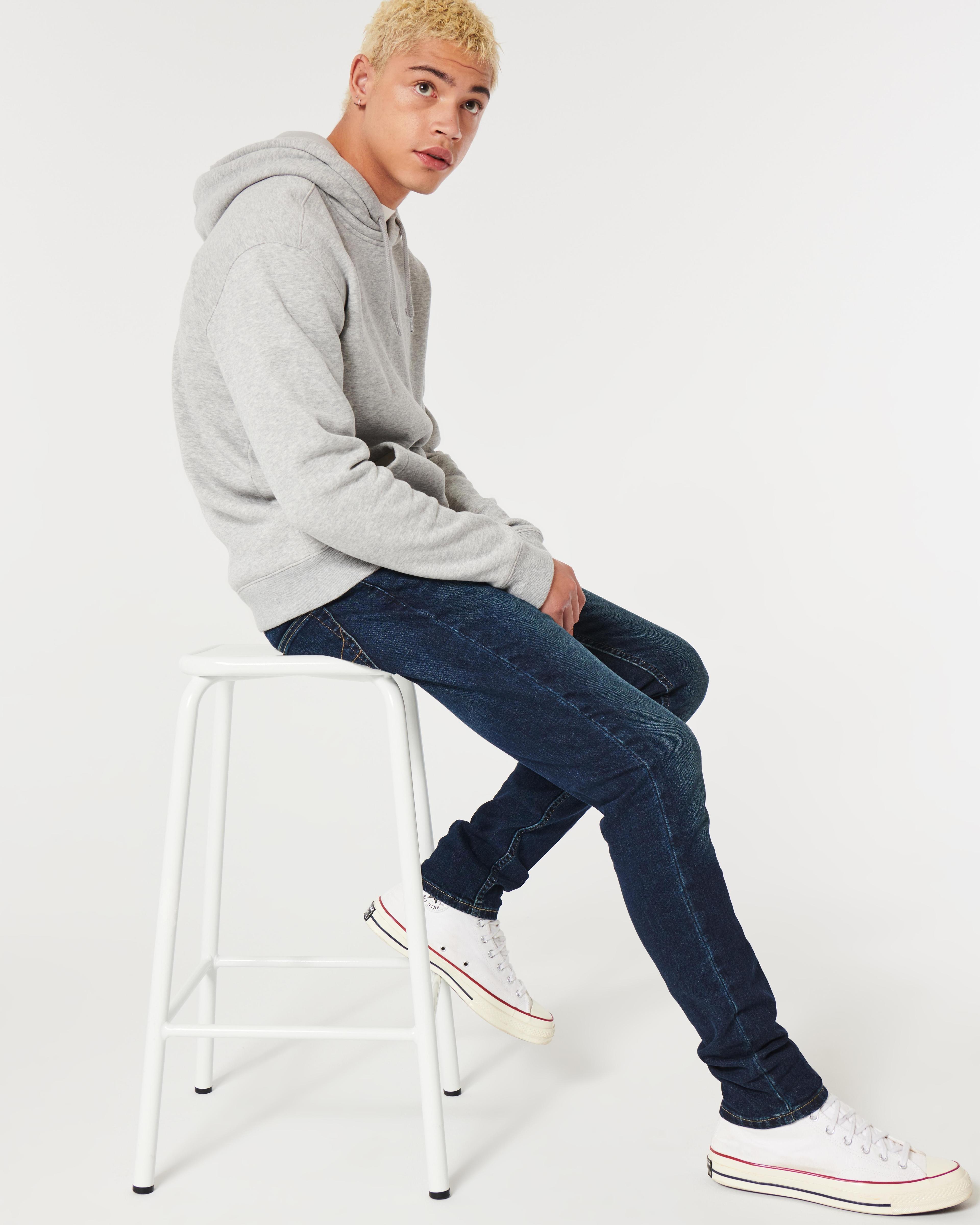 Dark Wash Skinny Jeans Product Image