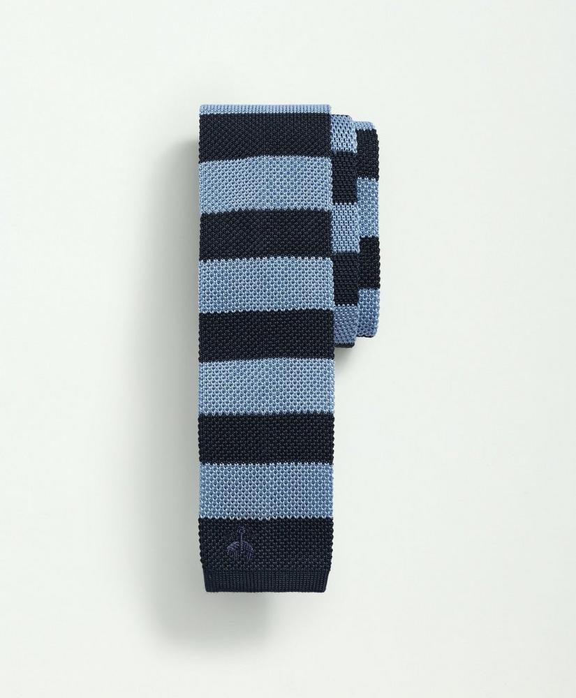 Silk Knit Bold Guard Striped Tie Product Image