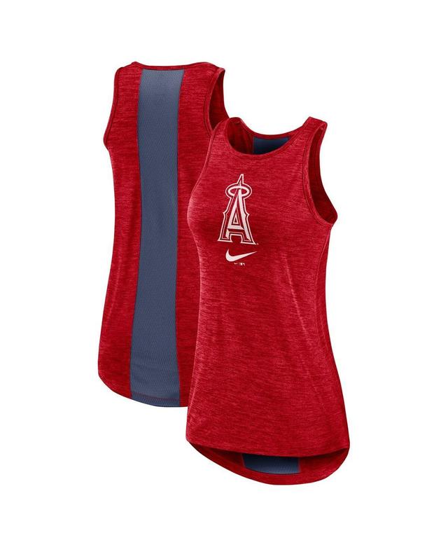 Womens Nike Red Los Angeles Angels Right Mix High Neck Tank Top Product Image