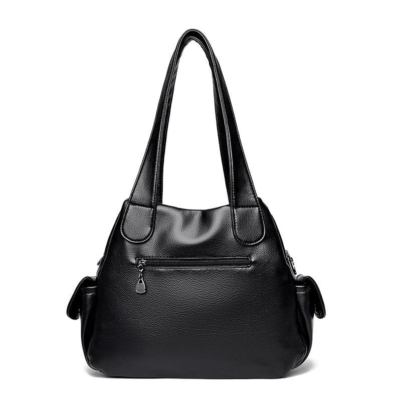 Faux Leather Tote Bag Product Image