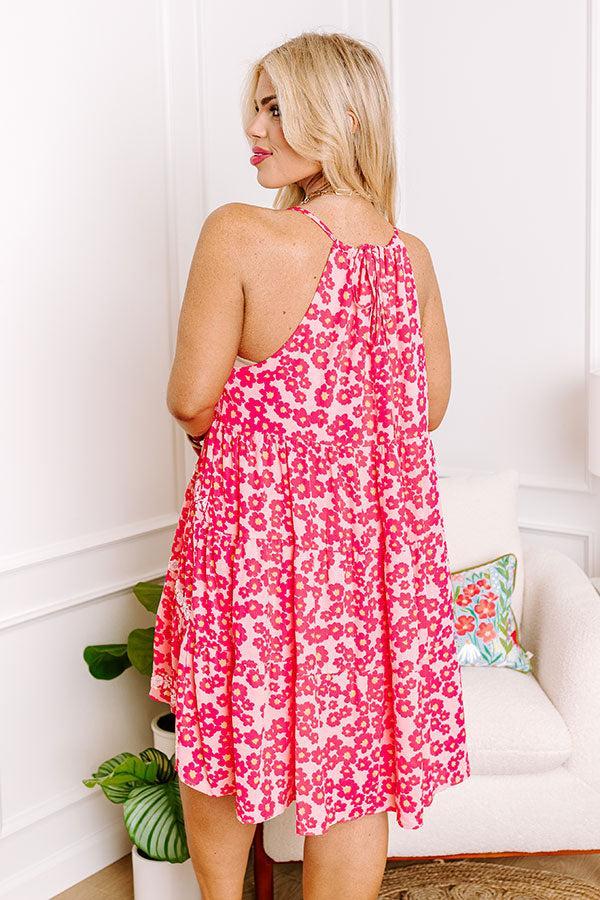 You're The Best Floral Shift Dress Curves Product Image