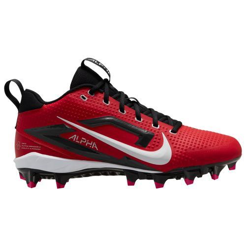 Nike Mens Nike Alpha Menace 4 Varsity - Mens Football Shoes White/Black/Grey Product Image