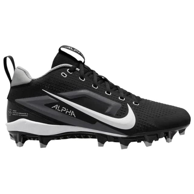 Mens  Alpha Menace 4 Varsity In Black/white/silver Product Image