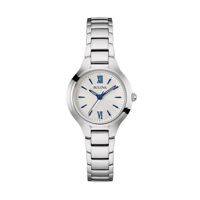 Bulova Womens Stainless Steel Watch - 96L215, Silver Tone Product Image