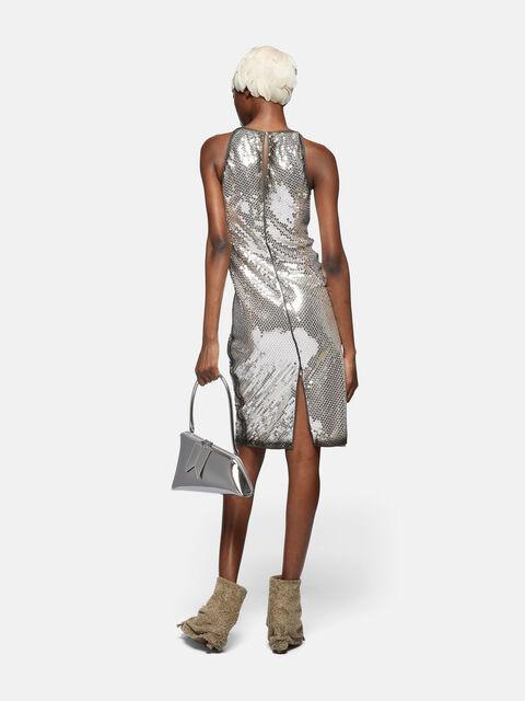 Silver mini dress Product Image