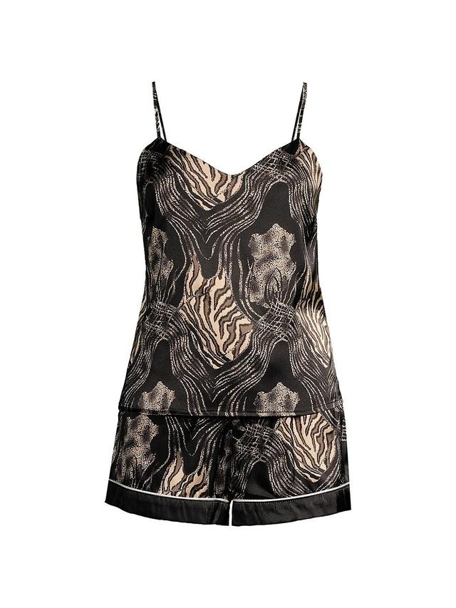 Womens Animal Cami Short Set Product Image