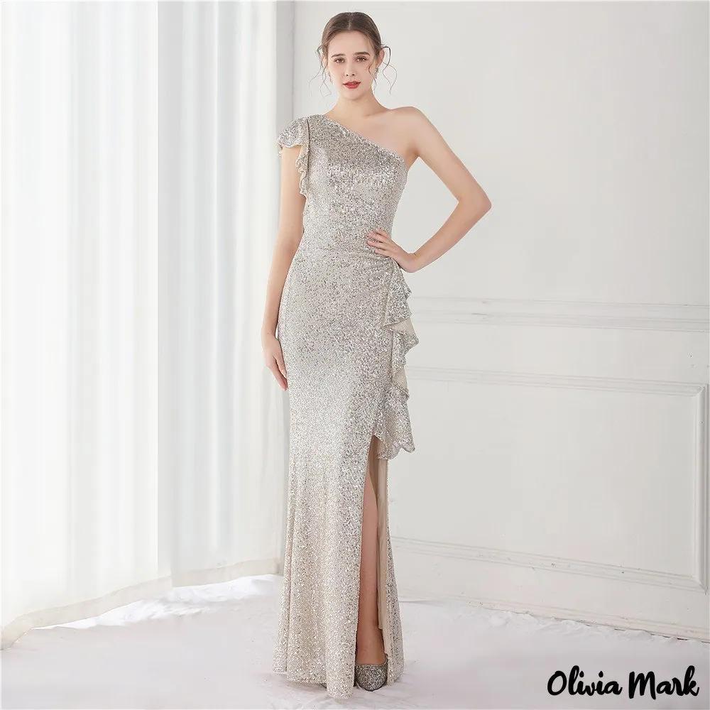 Olivia Mark – Dress female dream celebrity party party evening dresses sexy long thin toast dress bride Product Image