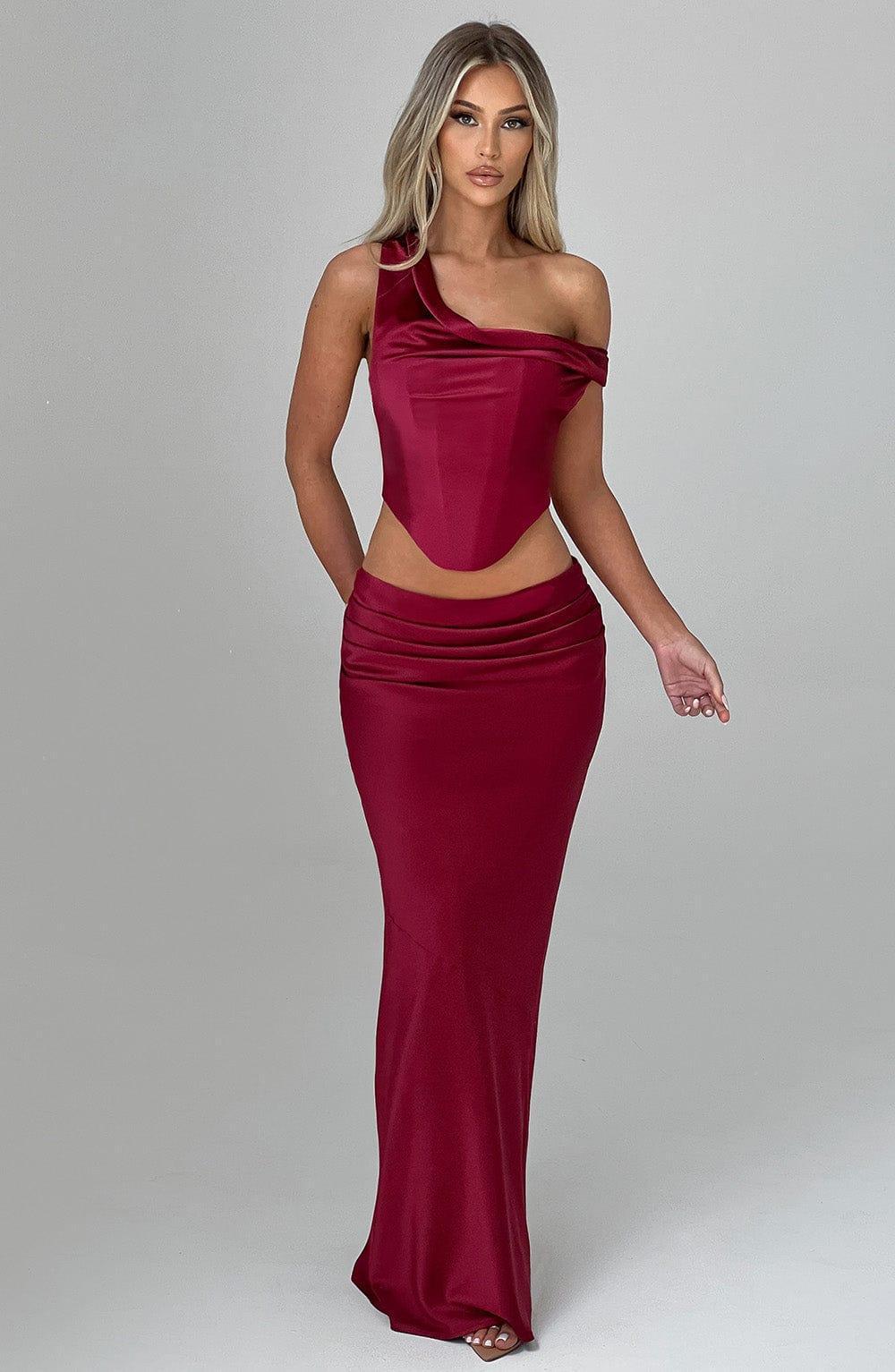 Audra Top - Burgundy Product Image