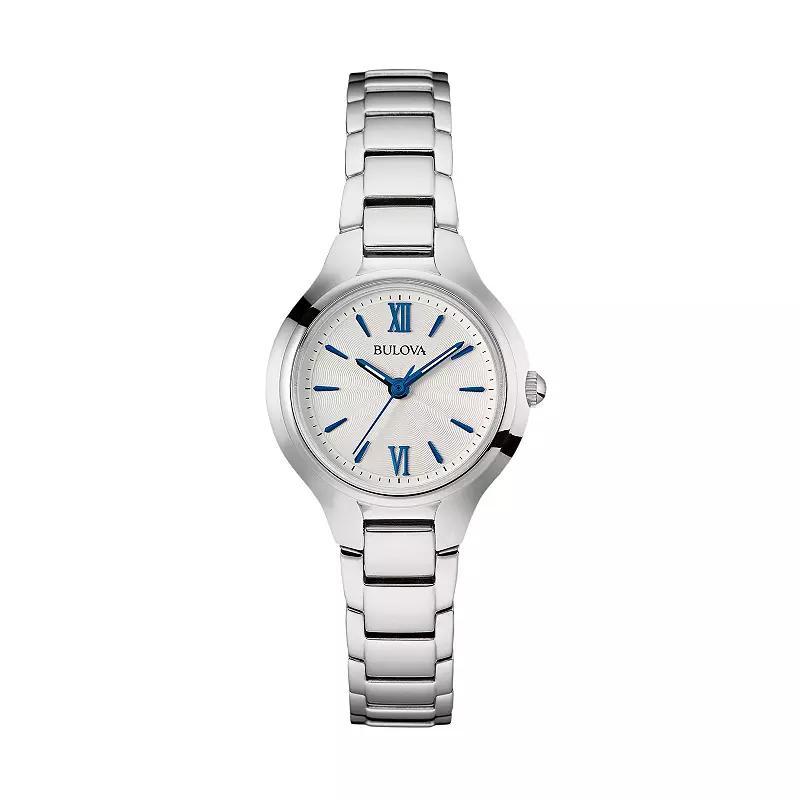 Bulova Womens Stainless Steel Watch - 96L215, Silver Tone Product Image