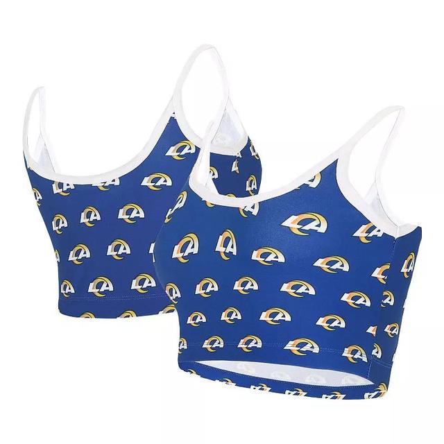 Womens Concepts Sport Royal Los Angeles Rams Gauge Lounge Bralette Product Image