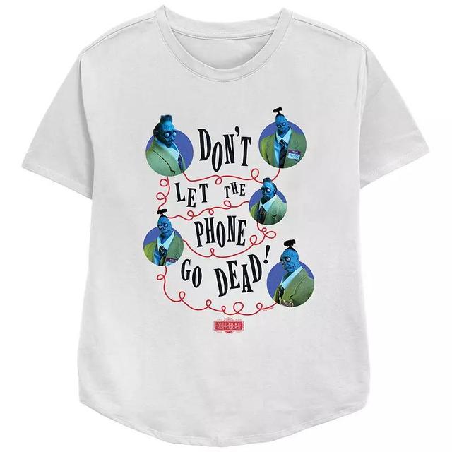 Womens Beetlejuice 2 Dont Let The Phone Go Dead Relaxed Fit Graphic Tee Product Image