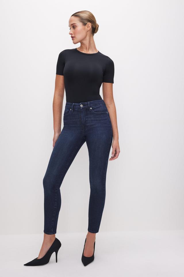 GOOD LEGS SKINNY CROPPED JEANS | BLUE224 Product Image