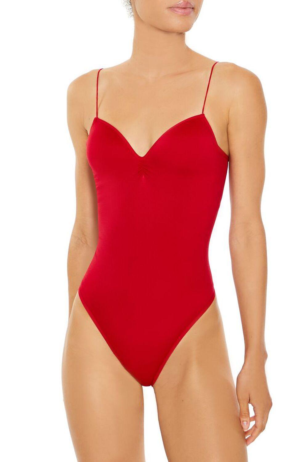 Seamless Sweetheart Thong Bodysuit | Forever 21 Product Image