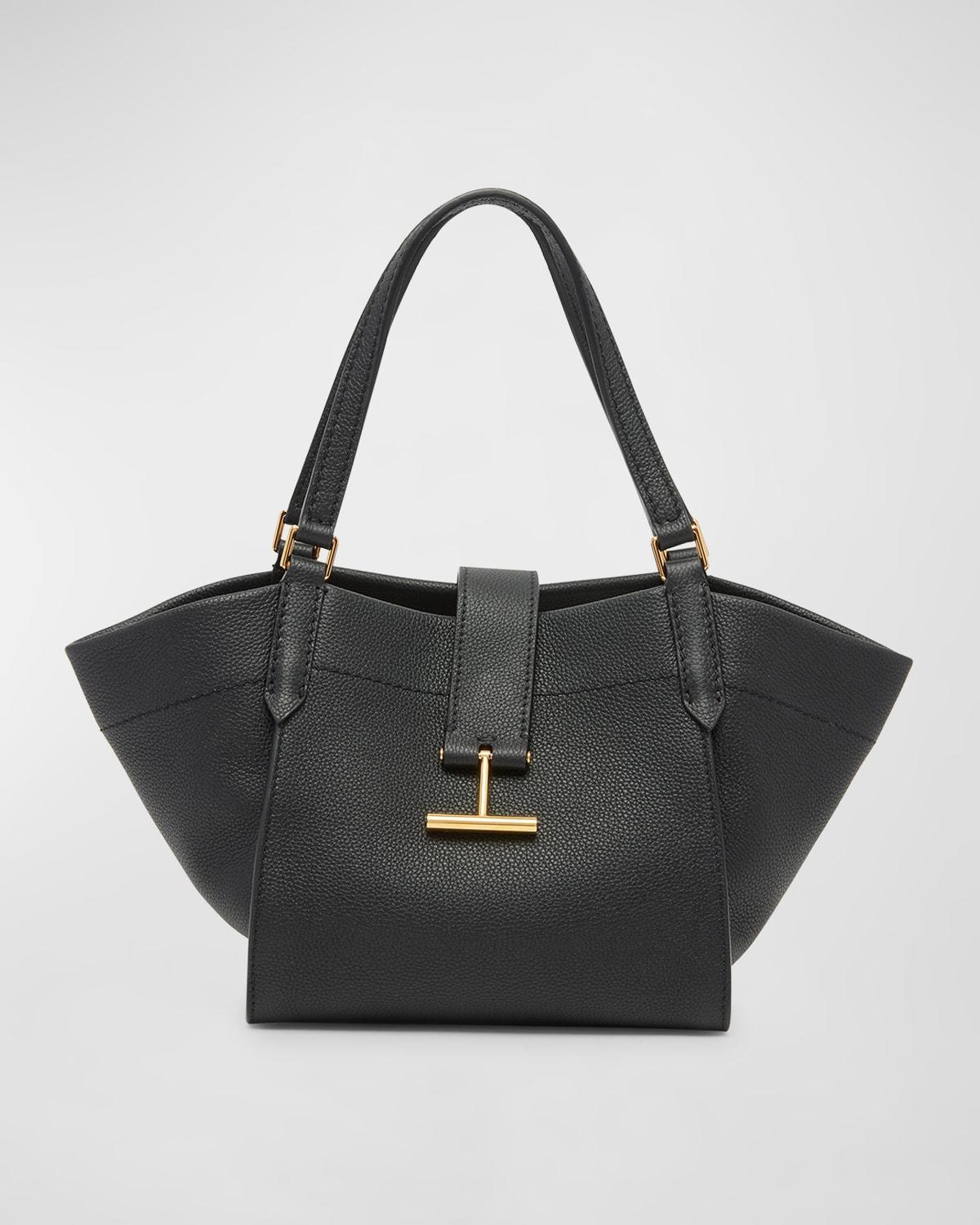 Tara Small Grain Leather Tote Bag Product Image