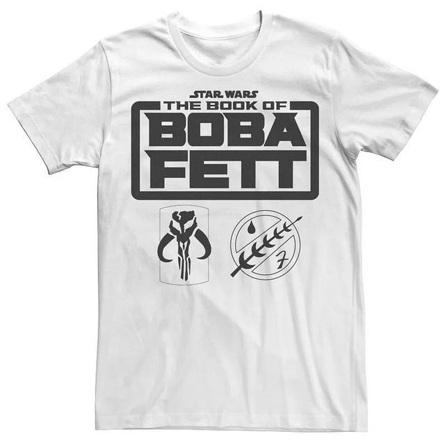 Mens Star Wars The Book Of Boba Fett Icon Logo Tee Blue Product Image