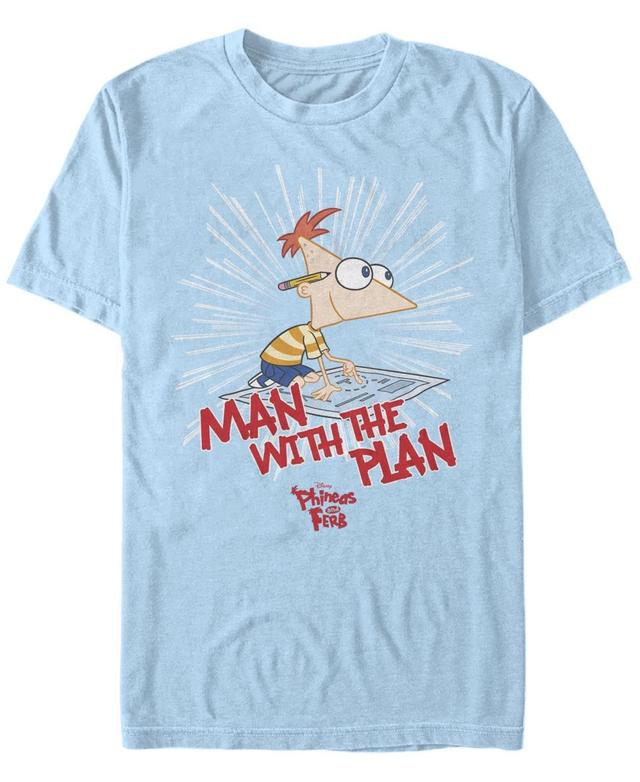 Disneys Phineas And Ferb Mens The Plan Man Tee Product Image