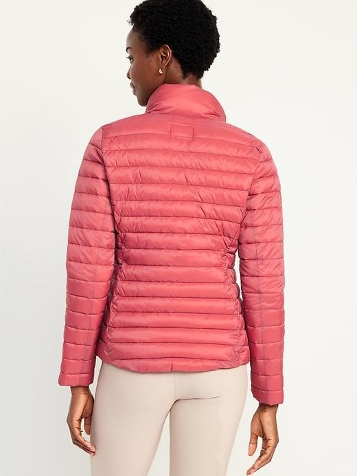 Water-Resistant Narrow-Channel Puffer Jacket Product Image