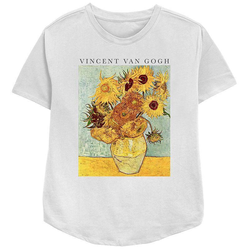 Women's Lost Gods Van Gogh Sunflowers Painting T-Shirt Product Image