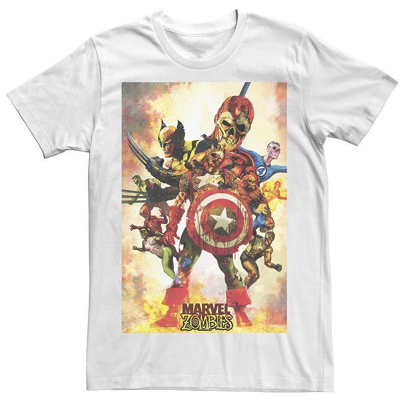 Fifth Sun Mens Zombie Poster Short Sleeve Crew T-shirt Product Image