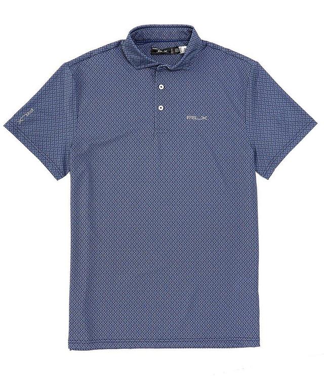 Polo Ralph Lauren RLX Golf Tailored Fit Performance Stretch Tile Print Short Sleeve Polo Shirt Product Image