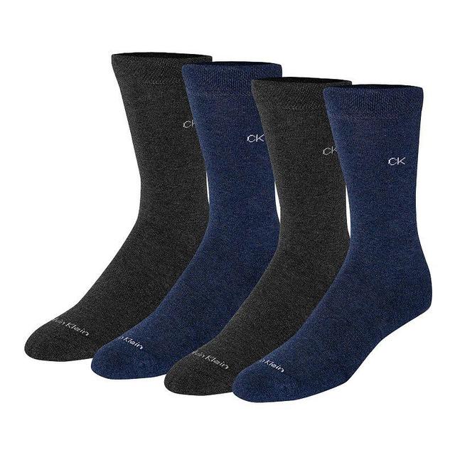 Mens Calvin Klein Hybrid Cushion Dress Sock 4-Pack Product Image